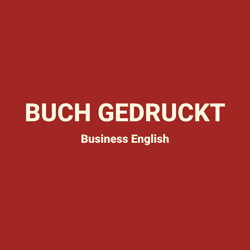 EBC*L Business English – Buch gedruckt EBC*L Business English – Buch gedruckt