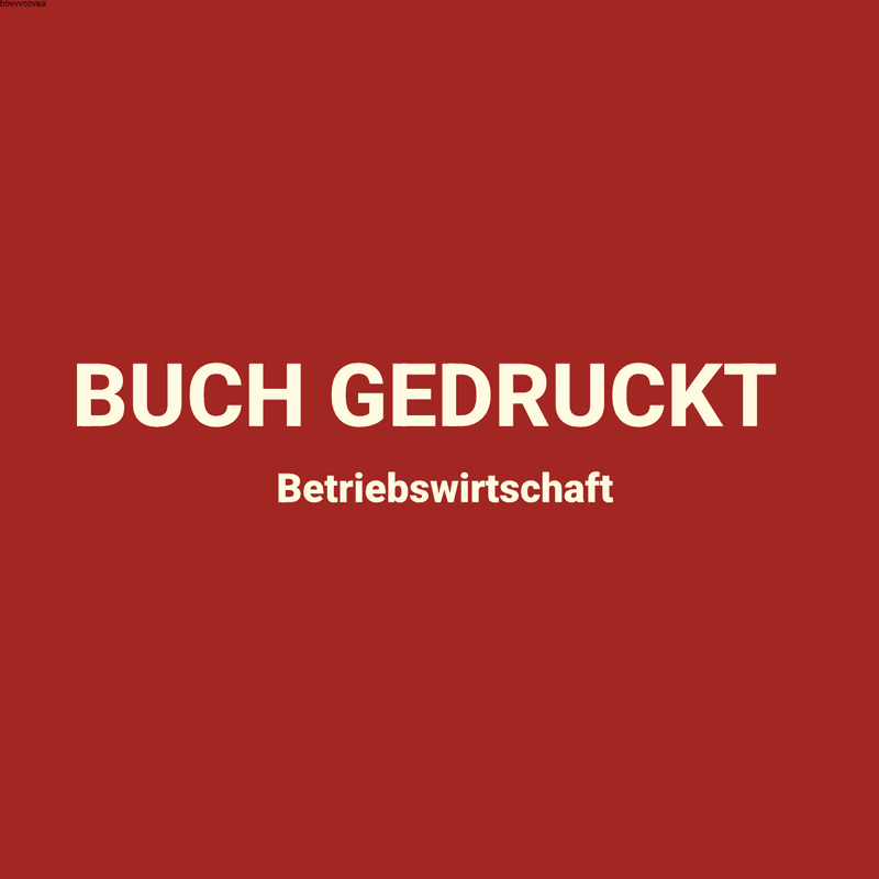EBC*L Betriebswirtschaft – Buch gedruckt EBC*L Betriebswirtschaft – Buch gedruckt