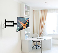 B-Tech Double Arm Flat Screen Wall Mount