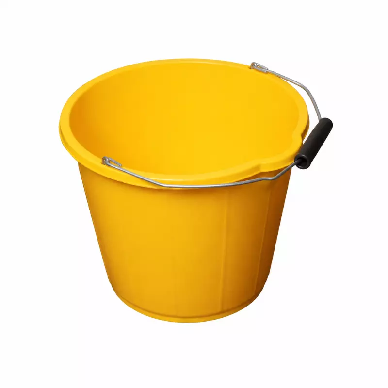 BUILDERS BUCKET STANDARD YELLOW-14LTR