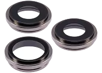 iPhone 15 Pro - Replacement Camera Lens Set With Frame - Natural Titanium