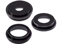 iPhone 15 Pro - Replacement Camera Lens Set With Frame - Black Titanium