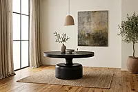 Nord Dining Table 120 Caviar