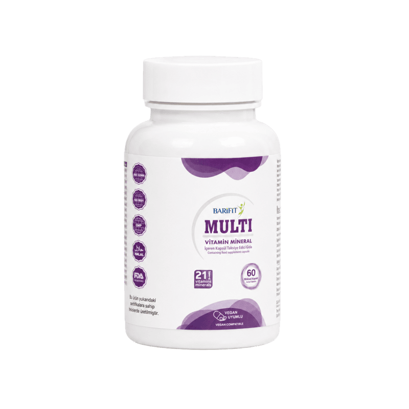 Barifit Vitamin and Mineral Supplement – 60 Herbal Capsules