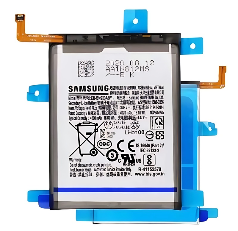 For Samsung Note 20 , N980 - Replacement Battery - EB - BN980ABY - Service Pack - GH82 - 23496A