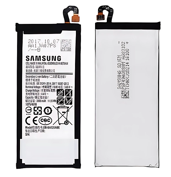 For Samsung A5 2017 , A520 - Replacement Battery - Service Pack - GH43 - 04680A