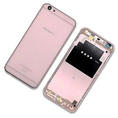 For Oppo R9s - Replacement Battery Cover , Rear Housing - Gold
