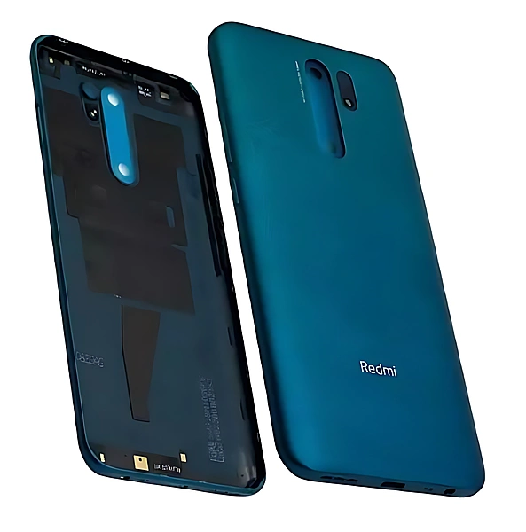 Genuine Xiaomi Redmi 9 - Replacement Battery Cover , Rear Housing With Buttons - Green - Original