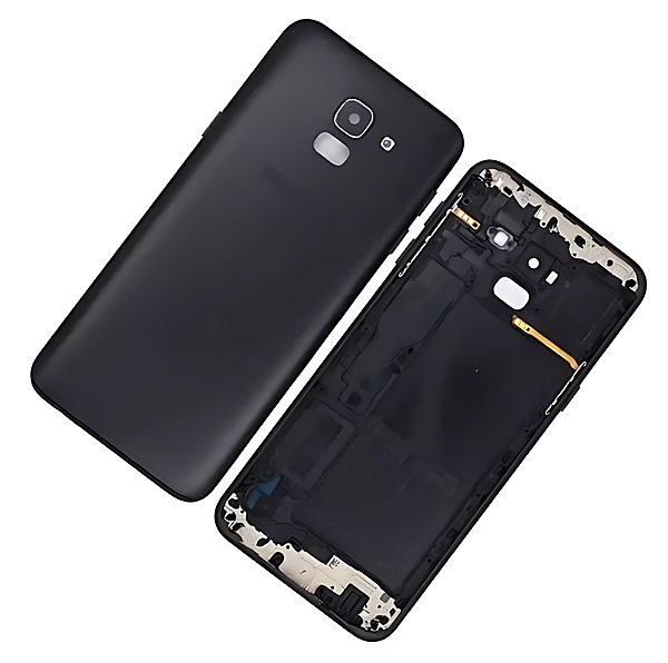 For Samsung Galaxy J6 2018 (J600) - Replacement Battery Cover , Rear Housing With Buttons - Grey