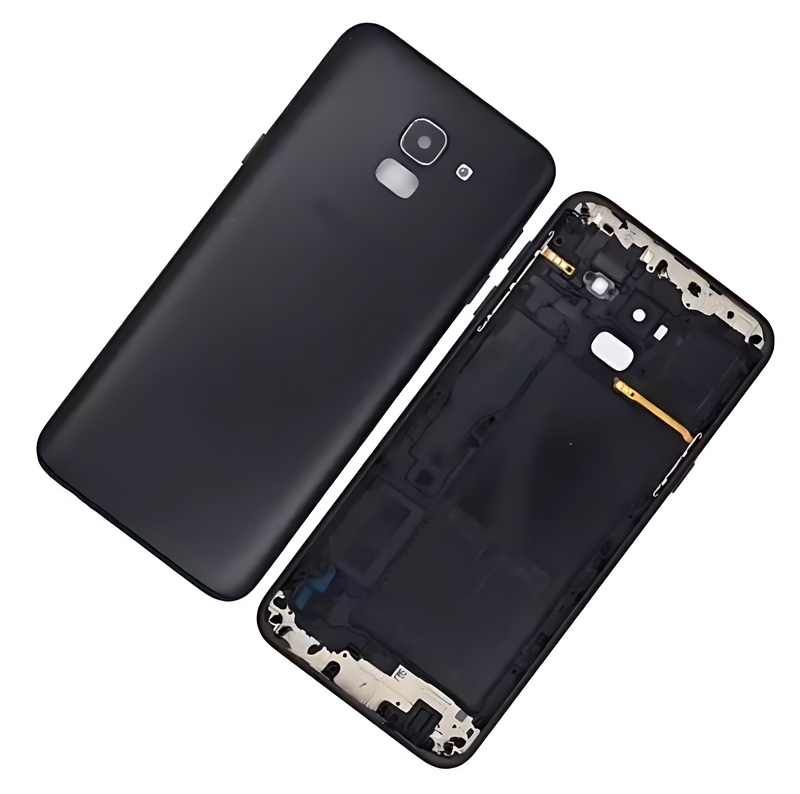 For Samsung Galaxy J6 2018 (J600) - Replacement Battery Cover , Rear Housing With Buttons - Grey