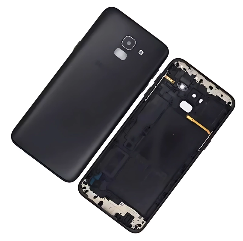 For Samsung Galaxy J6 2018 (J600) - Replacement Battery Cover , Rear Housing With Buttons - Grey