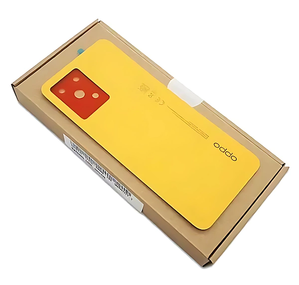Genuine Oppo Reno7 - Replacement Battery Cover , Rear Panel - 3052339 - Yellow - Authorised