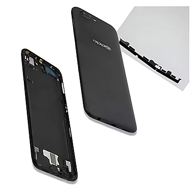 For Oppo R11s - Replacement Battery Cover , Rear Panel - Black