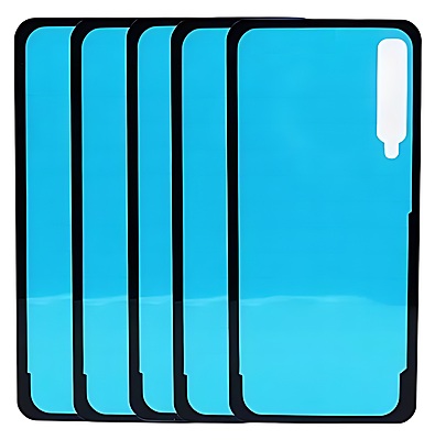 For Samsung Galaxy A20s , A207 - Replacement Battery Cover , Rear Panel Bonding Adhesive - Bulk Pack ( x5 )
