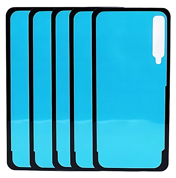 For Samsung Galaxy A20s , A207 - Replacement Battery Cover , Rear Panel Bonding Adhesive - Bulk Pack ( x5 )
