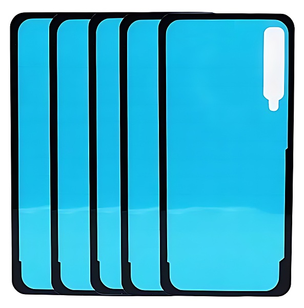 For Samsung Galaxy A20s , A207 - Replacement Battery Cover , Rear Panel Bonding Adhesive - Bulk Pack ( x5 )
