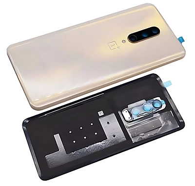 Genuine OnePlus 7 Pro - Replacement Battery Cover , Rear Panel With Adhesive - Almond - Authorised