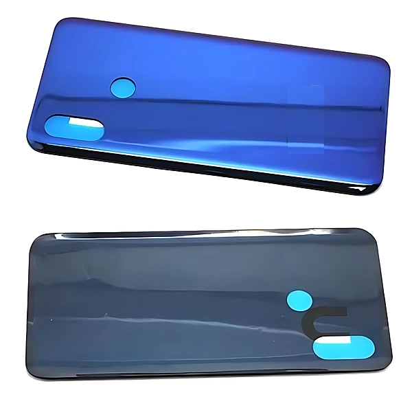 Genuine Xiaomi Mi 8 - Replacement Battery Cover , Rear Panel With Adhesive - Blue - Original