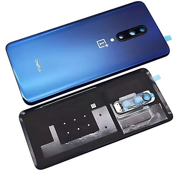 Genuine OnePlus 7 Pro - Replacement Battery Cover , Rear Panel With Adhesive - Nebula Blue - Authorised