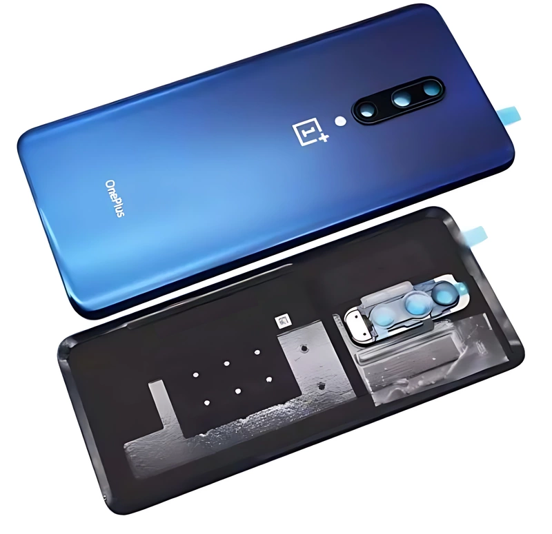 Genuine OnePlus 7 Pro - Replacement Battery Cover , Rear Panel With Adhesive - Nebula Blue - Authorised