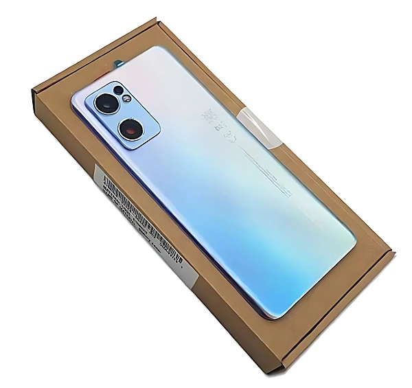 Genuine Oppo Reno7 5G , Find X5 Lite - Replacement Battery Cover , Rear Panel With Camera Lens - 4150029 - Startrails Blue - Authorised