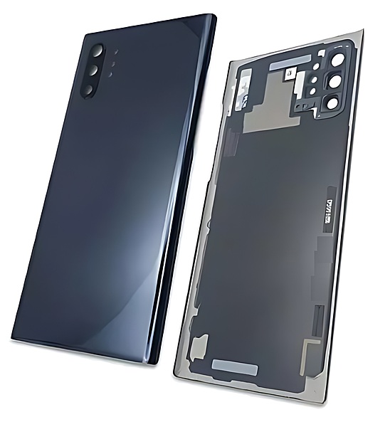 For Samsung Galaxy Note 10 + , N975 - Replacement Battery Cover , Rear Panel With Camera Lens - Aura Black - (Grade B)