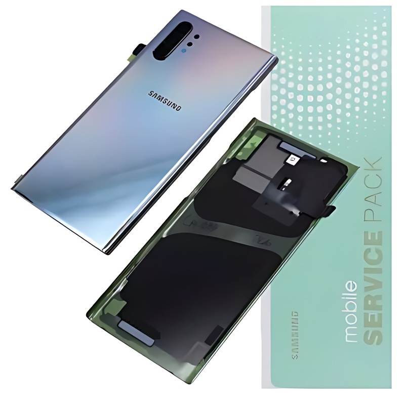 For Samsung Note 10 Plus , N975 , N976 - Replacement Battery Cover , Rear Panel With Camera Lens - Aura Glow - Service Pack - GH82 - 20588C