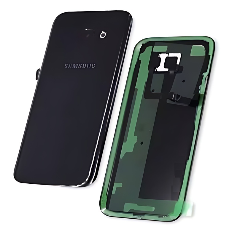 For Samsung Galaxy A7 2017 , A720 - Replacement Battery Cover , Rear Panel With Camera Lens - Black - (Grade A)