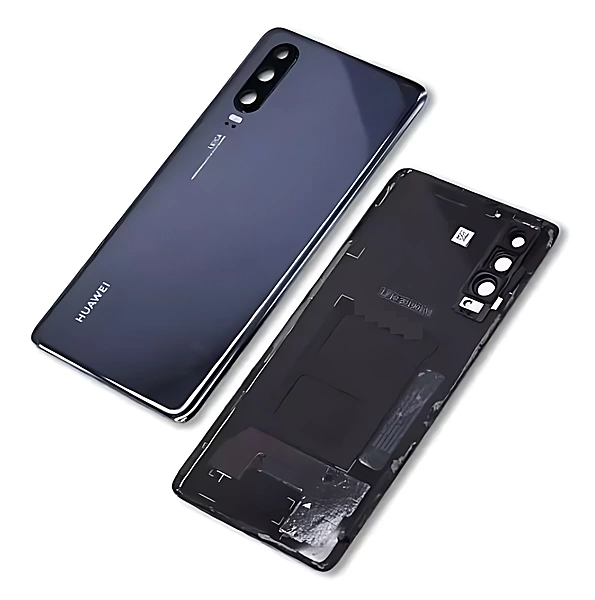 For Huawei P30 - Replacement Battery Cover , Rear Panel With Camera Lens - Black - (Grade B)