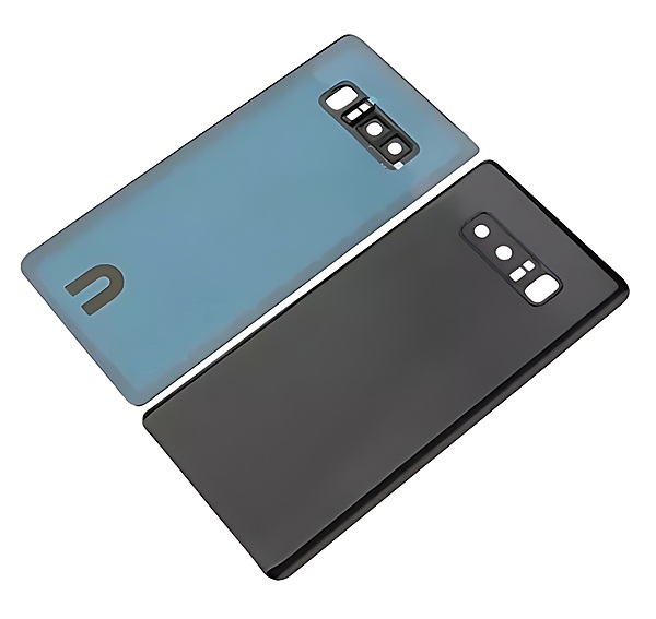 For Samsung Galaxy Note 8 , N950 - Replacement Battery Cover , Rear Panel With Camera Lens - Black