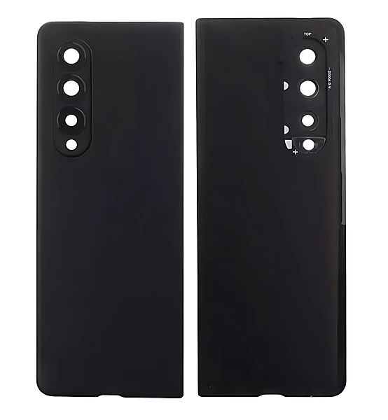 For Samsung Z Fold 3 , F926 - Replacement Battery Cover , Rear Panel With Camera Lens - Black