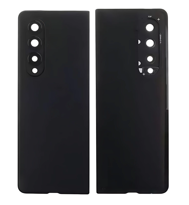 For Samsung Z Fold 3 , F926 - Replacement Battery Cover , Rear Panel With Camera Lens - Black