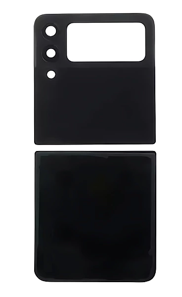 Samsung Z Flip 3 , F711 - Replacement Battery Cover , Rear Panel With Camera Lens - Black