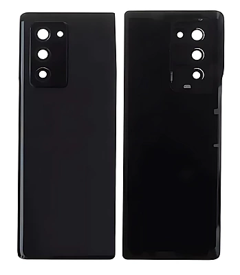 Samsung Z Fold 2 , F916 - Replacement Battery Cover , Rear Panel With Camera Lens - Black
