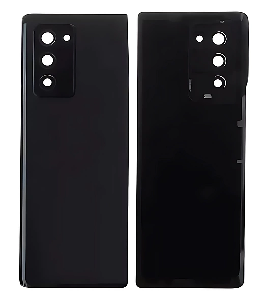 Samsung Z Fold 2 , F916 - Replacement Battery Cover , Rear Panel With Camera Lens - Black