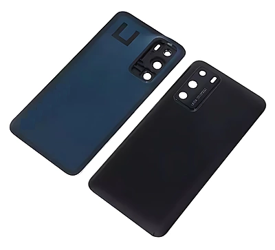 For Huawei P40 - Replacement Battery Cover , Rear Panel With Camera Lens - Black