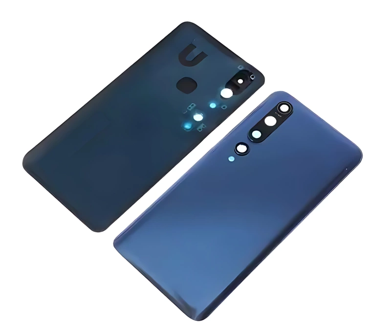 Xiaomi Mi 10 - Replacement Battery Cover , Rear Panel With Camera Lens - Black