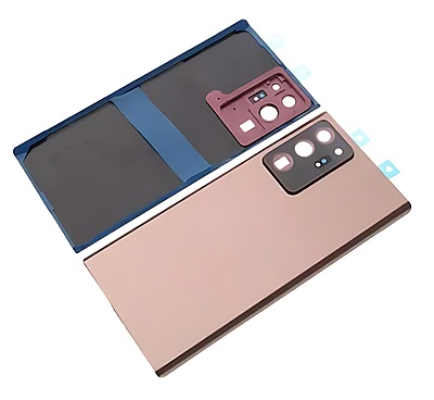 For Samsung Galaxy Note 20 Ultra , N985 - Replacement Battery Cover , Rear Panel With Camera Lens - Gold