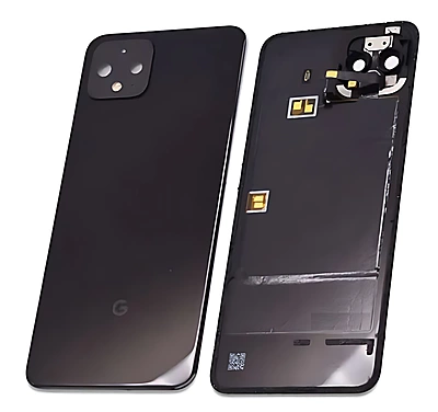 Genuine Google Pixel 4 - Replacement Battery Cover , Rear Panel With Camera Lens - Just Black - Original (Grade B)