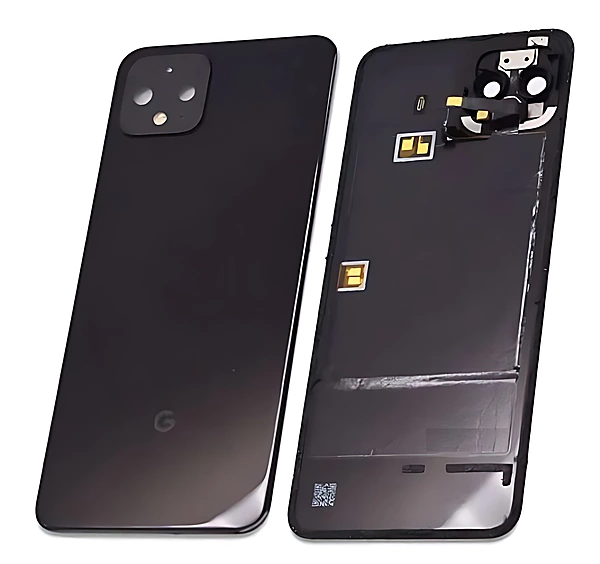 Genuine Google Pixel 4 - Replacement Battery Cover , Rear Panel With Camera Lens - Just Black - Original (Grade B)