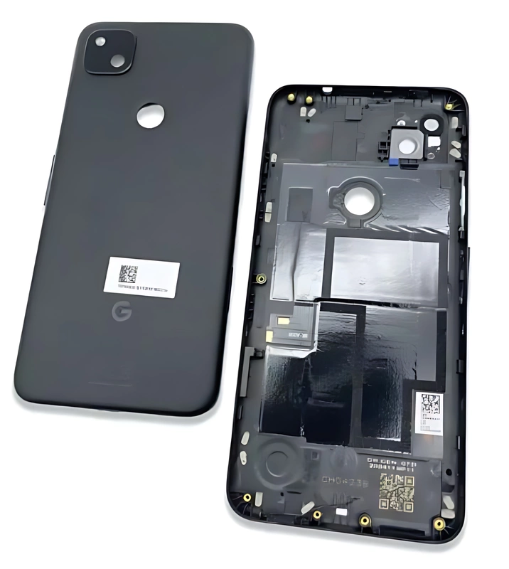 For Google Pixel 4a (5G) - Replacement Battery Cover , Rear Panel With Camera Lens - Just Black - (Grade C)