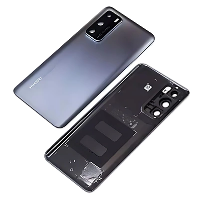 For Huawei P40 - Replacement Battery Cover , Rear Panel With Camera Lens - Silver Frost - (Grade B)