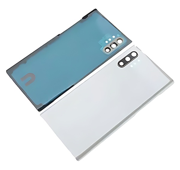 For Samsung Galaxy Note 10 Plus , N975 , N976 - Replacement Battery Cover , Rear Panel With Camera Lens - White