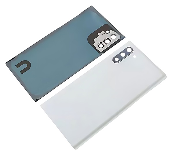 For Samsung Galaxy Note 10 , N970 - Replacement Battery Cover , Rear Panel With Camera Lens - White