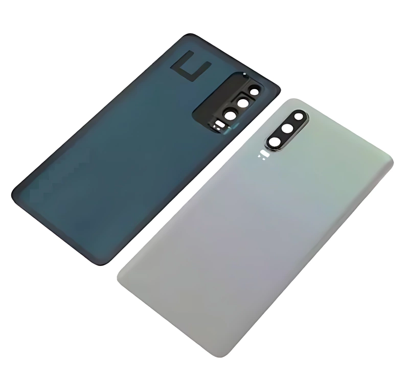 For Huawei P30 - Replacement Battery Cover , Rear Panel With Camera Lens - White