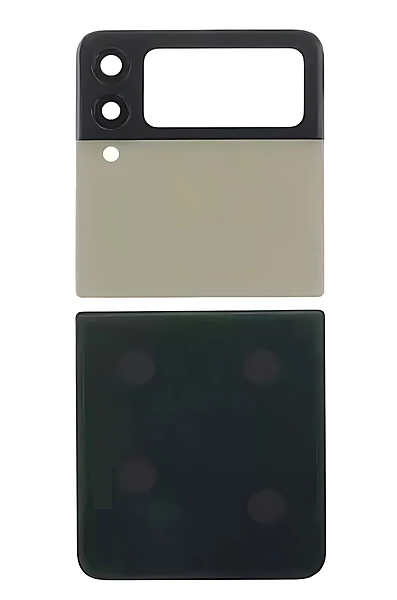 Samsung Z Flip 3 , F711 - Replacement Battery Cover , Rear Panel With Camera Lens - Yellow