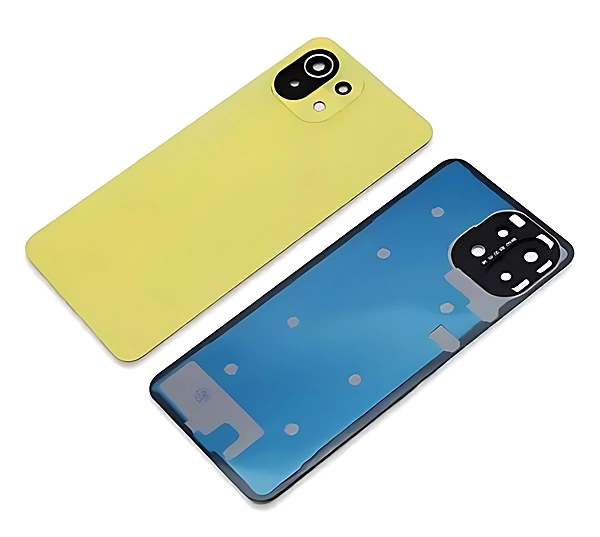 Xiaomi Mi 11 Lite - Replacement Battery Cover , Rear Panel With Camera Lens - Yellow