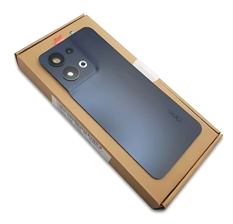 Genuine Oppo Reno8 - Replacement Battery Cover , Rear Panel With Camera Lens - 4150241 - Shimmer Black - Authorised