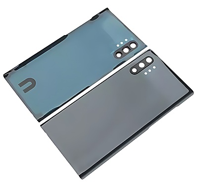 For Samsung Galaxy Note 10 Plus , N975 , N976 - Replacement Battery Cover , Rear Panel With Camera Lens - Black