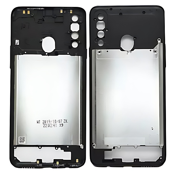 For Samsung Galaxy A20s , A207 - Replacement Battery Cover Chassis With Buttons